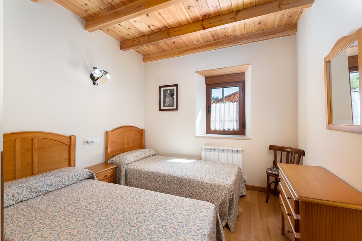 Camera doppia con letti singoli di Casa Acebo