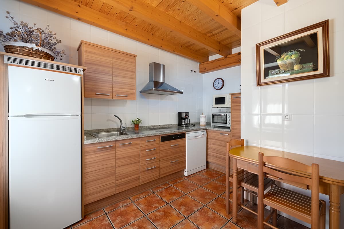 Cucina separata attrezzata di Casa Acebo