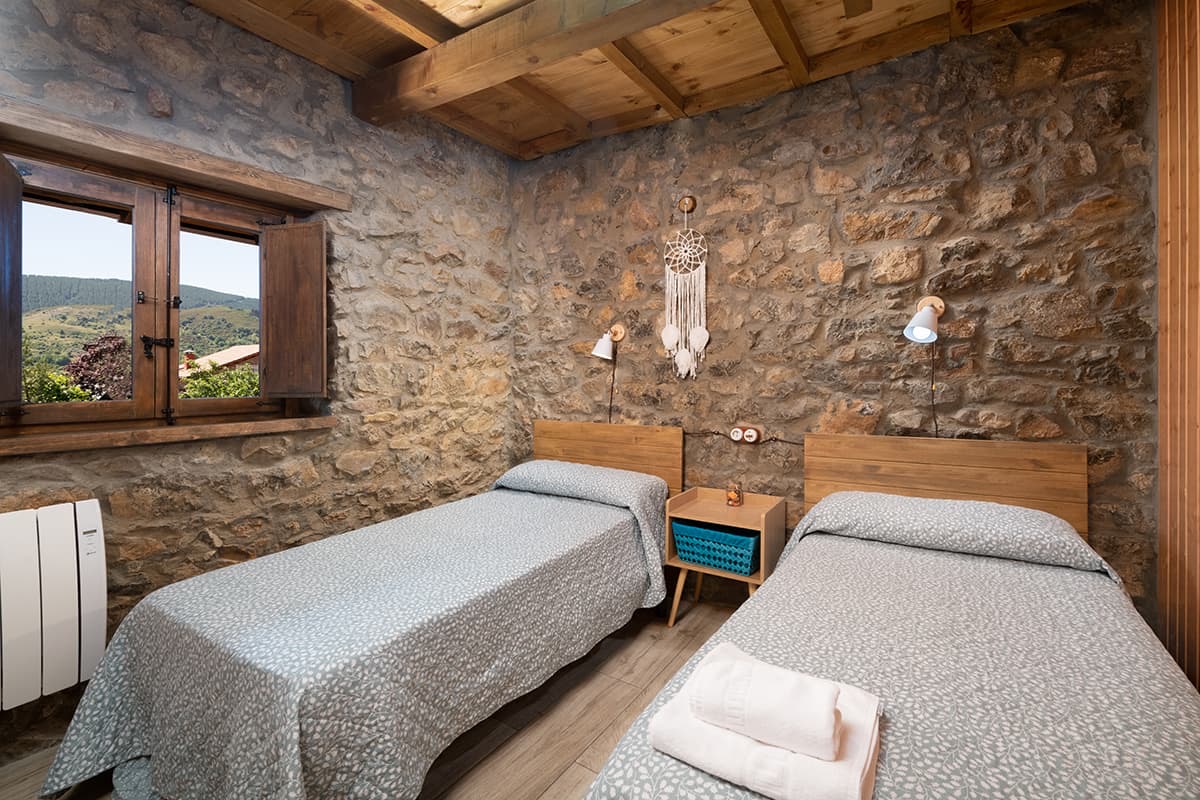 Doppelzimmer mit Aussicht in der Casa Roble