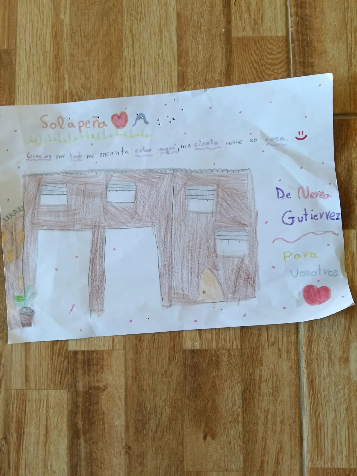 Dessin ou mot laissé par un hôte de Solapeña