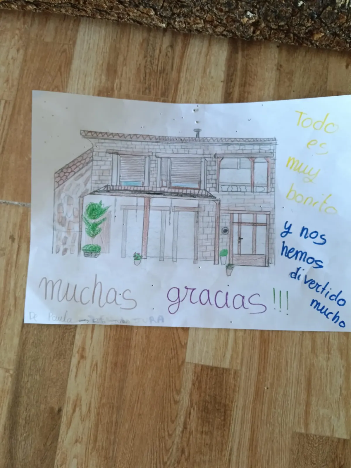 Dessin ou mot laissé par un hôte de Solapeña