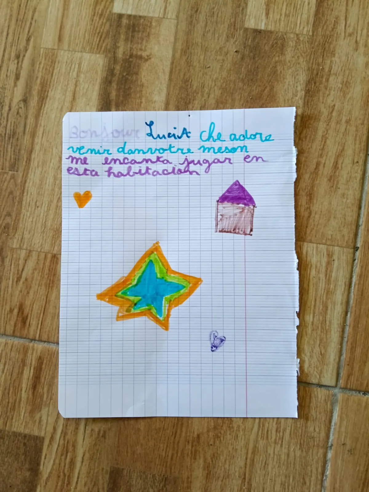 Dessin ou mot laissé par un hôte de Solapeña