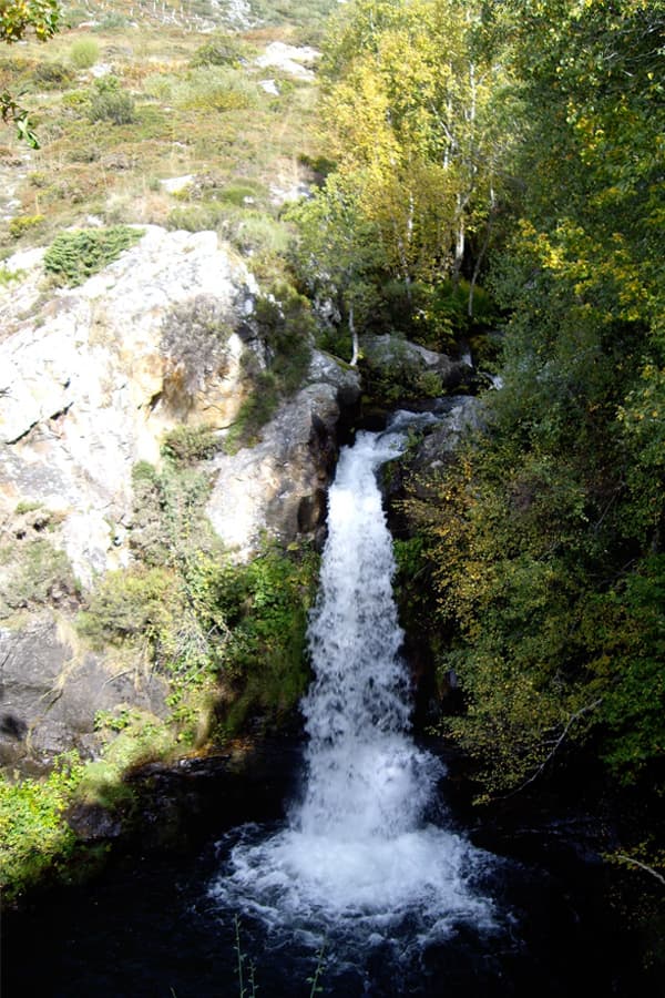 One of the river waterfalls
